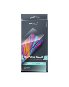 Защитное стекло Tempered Glass для Tecno Spark 10 10C Full Glue Black Borasco