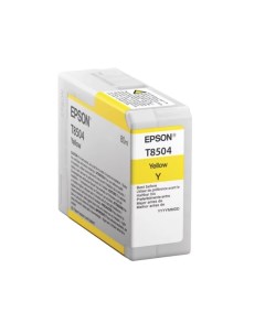Картридж для струйного принтера C13T850400 желтый оригинал Epson