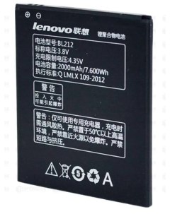 Аккумулятор для Lenovo BL 212 A708T A620T A628T S898T 2000mAh Finity