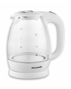 Чайник электрический WEK 1705GW 1 7 л белый прозрачный Willmark
