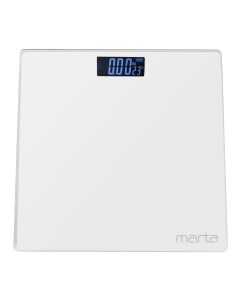 Весы напольные MT 1610 белый жемчуг Марта