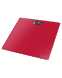 Весы напольные MT 1610 красный рубин Марта