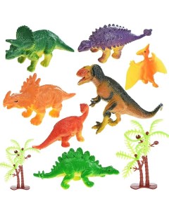 Динозавры 9 предметов в пакете Tongde