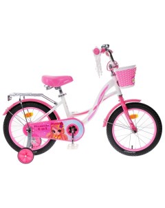 Велосипед 16 Graffiti Premium Girl цвет белый розовый Nobrand