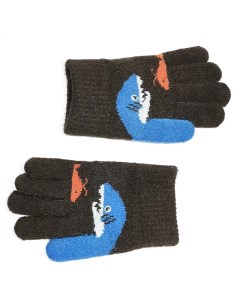 Перчатки детские Акула темно серо синий 13 Baziator