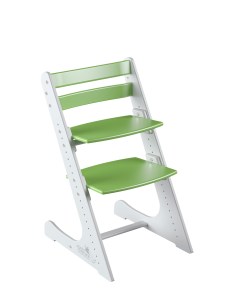 Детский растущий стул Комфорт Бело зеленый Конек горбунек