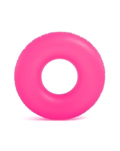 Надувной круг Неон розовый 91 см от 9 лет Intex