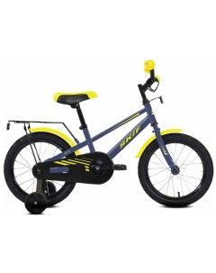 Велосипед детский 16 AL 2022 серый желтый Skif