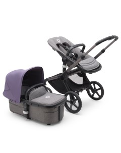 Коляска детская 2 в 1 Fox 5 Graphite Grey Melange Astro Purple Bugaboo