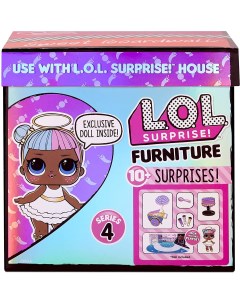 Набор с куклой LOL Surprise Furniture series 4 Doll Candy Cart Furniture Mga entertainment