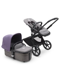 Коляска детская 2 в 1 Fox 5 Black Grey Melange Astro Purple Bugaboo