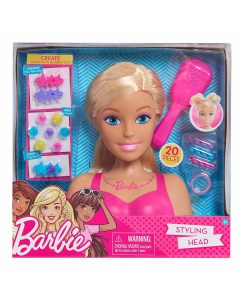 Игровой набор Голова для причёсок Барби блондинка Barbie