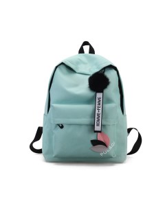 Простая сумка для школьников зеленая 3d