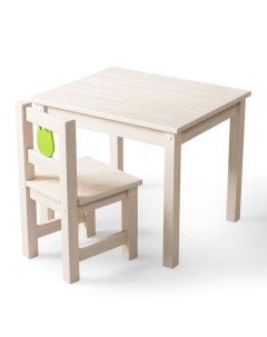 Комплект детской мебели стол со стульчиком дерево экстра ДС 323 223 САЛАТОВЫЙ Мегакот
