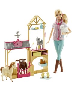 Кукла Барби Ветеринар на ферме серия Кем быть DHB71 Barbie