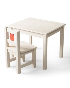 Комплект детской мебели стол со стульчиком дерево экстра ДС 323 232 КРАСНЫЙ Мегакот