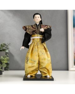 Кукла коллекционная Самурай с длинными волосами с мечом 30х12 5х12 5 см Nobrand