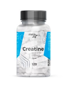 Креатин моногидрат Creatine 750 мг 120 капсул Metajoy