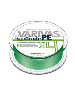 Шнур High Grade PE x4 150m 1 0 Flash Green Varivas