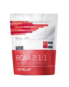 BCAA Powder 500 г кола Levelup