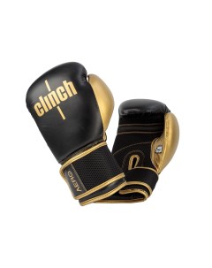 Перчатки боксерские Aero 2 0 черно золотые вес 12 унций Clinch