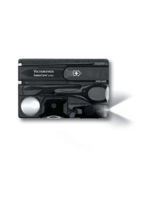 Мультитул SwissCard Lite черный прозрачный 13 опций Victorinox