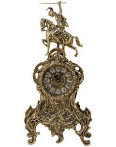 Часы Ласу Кавало каминные Размер 38x19x10 см Bello de bronze