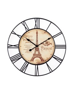 Часы настенные серия Интерьер Париж плавный ход d 45 см Troyka
