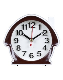 Часы кварц корпус коричневый с белым Классика Рубин