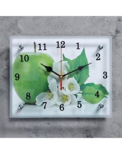 Часы Часы настенные серия Кухня Яблоко 20х25 см Сюжет