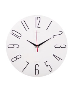 Часы настенные серия Классика плавный ход d 30 см Рубин