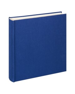 Фотоальбом FA 508 L 100 белых страниц под наклейку тканевая обложка лен Синий Walther