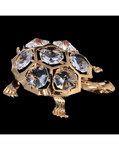 Сувенир Черепаха 5 5x7 2x2 см с кристаллами Сваровски Vs