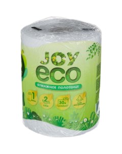 Бумажное полотенце 2 слоя 1 рулон Joy eco