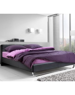 Комплект постельного белья Ежевичное варенье евро хлопок фиолетовый Текс-дизайн