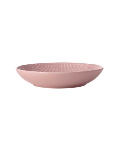 Тарелка суповая Corallo 21 5см 0 6л розовая фарфор CD497 IK0144_ Casa domani
