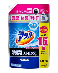 Гель для стирки attack deodorant strong gel для стирки 1450 г Kao