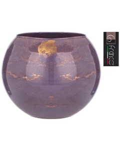 Ваза sfera golden marble lavender диаметр 20см KSG 316 1605 1 Fra'n'co