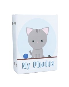 Фотоальбом на 96 фото 10х15 см Котёнок с игрушками 16 5х12х5 5 см Keep memories