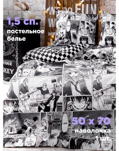КПБ 1 5 перкаль 50х70 16591 1 16400 1 Anime manga Crazy getup