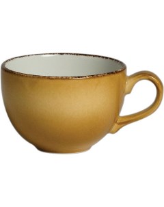 Чашка Террамеса мастед чайная 340мл 100х100х70мм фарфор горчичный Steelite