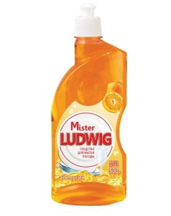 Средство для мытья посуды Mister Ludwig Апельсин 500 млх16 Romax