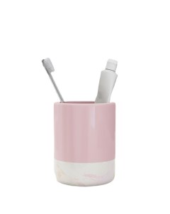 Стакан для зубных щеток Trendy розовый 10 см Fora