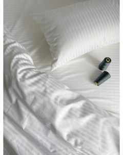 Комплект постельного белья STRIPE WHITE размер евро цвет белый Comfort