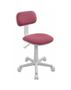 Кресло детское CH W201NX без подлокотников пластик белый розовое 477005 Бюрократ