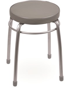 Табурет Фабрик 1 с мягким сиденьем 32 см темно серый Nika