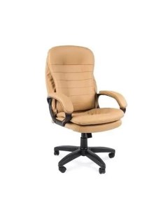 Кресло для руководителя 515 TPU бежевое экокожа пластик 686727 Easy chair