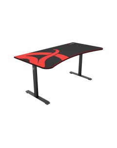 Компьютерный стол Arena Gaming Desk Черно красный МДФ Черный металл Arozzi