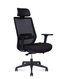 Кресло офисное Mono black черный пластик черная ткань Norden