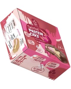 Печенье протеиновое Twisted Protein Cake ром гранат коробка 24 шт х 70 г Fit kit